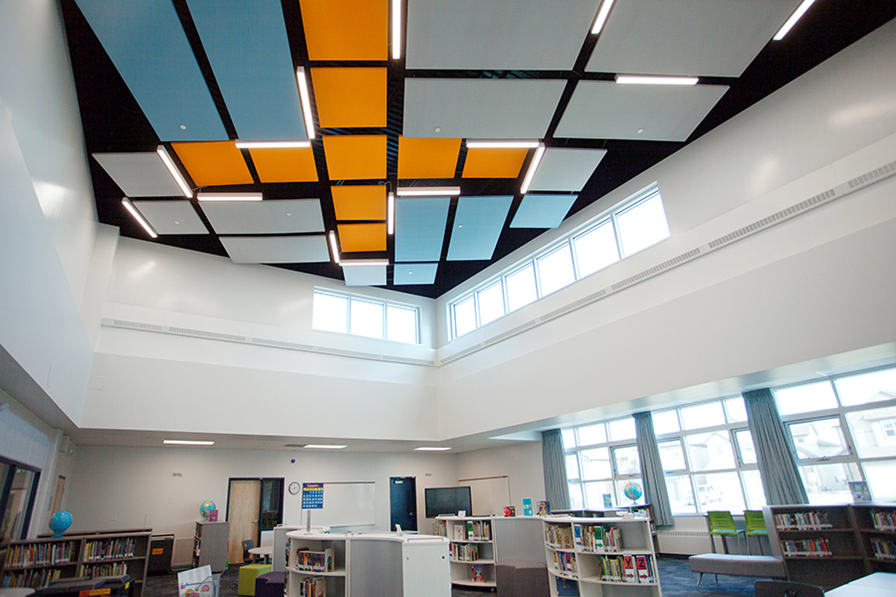 Beam3 photo pendant ASO W library St Veronica Elementary School Airdrie Alberta 01 HR