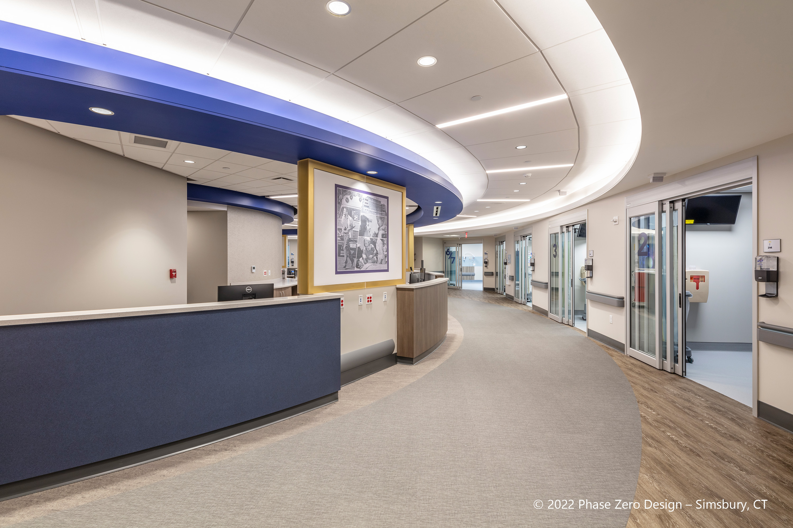 Click photo recessed Bristol Hospital Emergency Dept Bristol CT 01 Loring Consulting Engineers Phase Zero Design hr