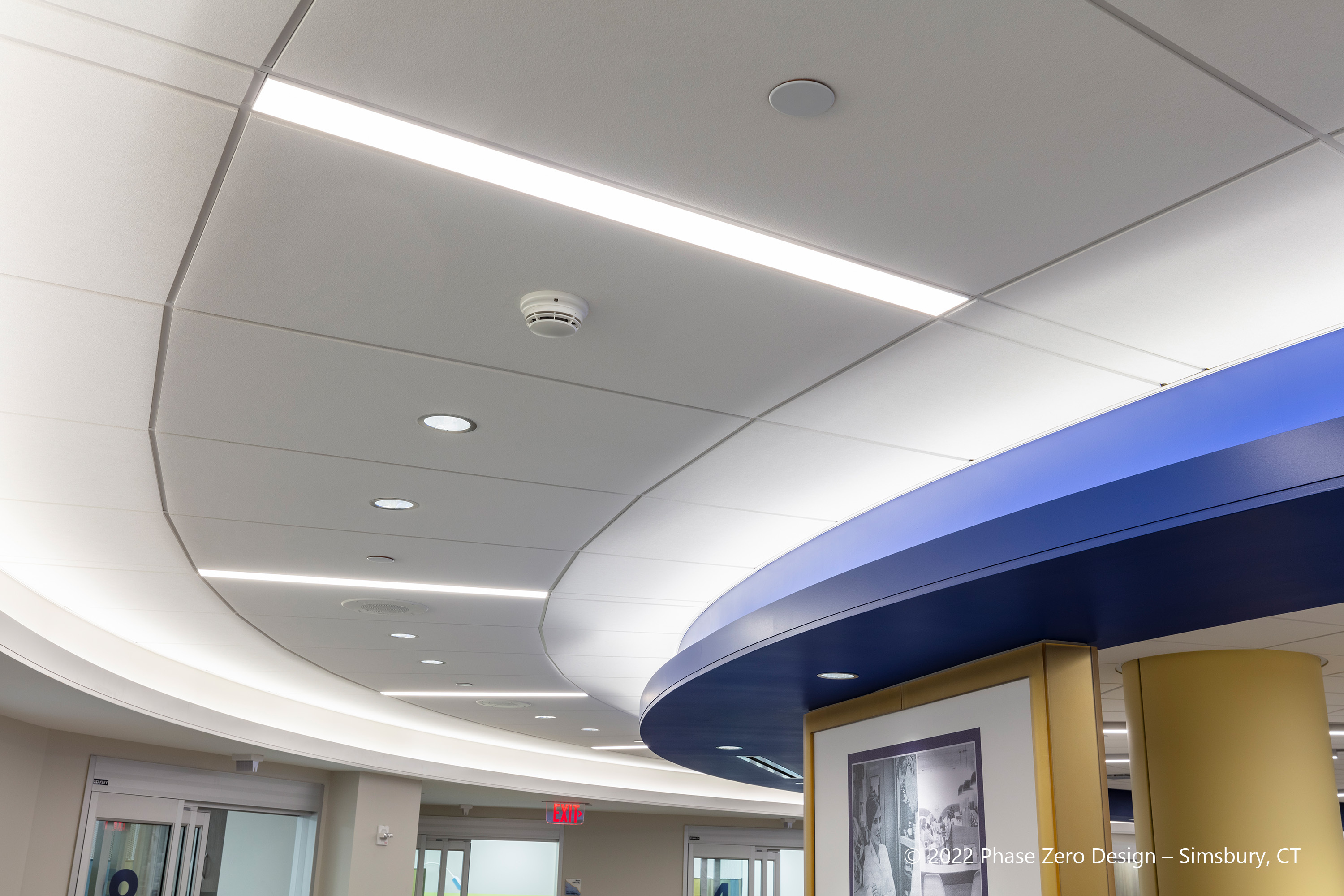 Click photo recessed Bristol Hospital Emergency Dept Bristol CT 07 Loring Consulting Engineers Phase Zero Design hr