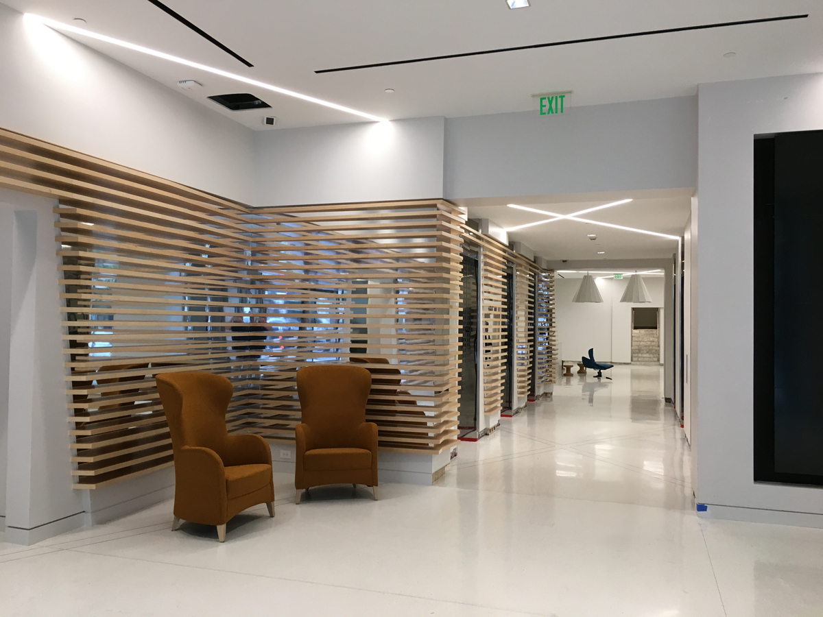 Sculpt Linear photo recessed Flush AP Mariette Centennial Tower 01