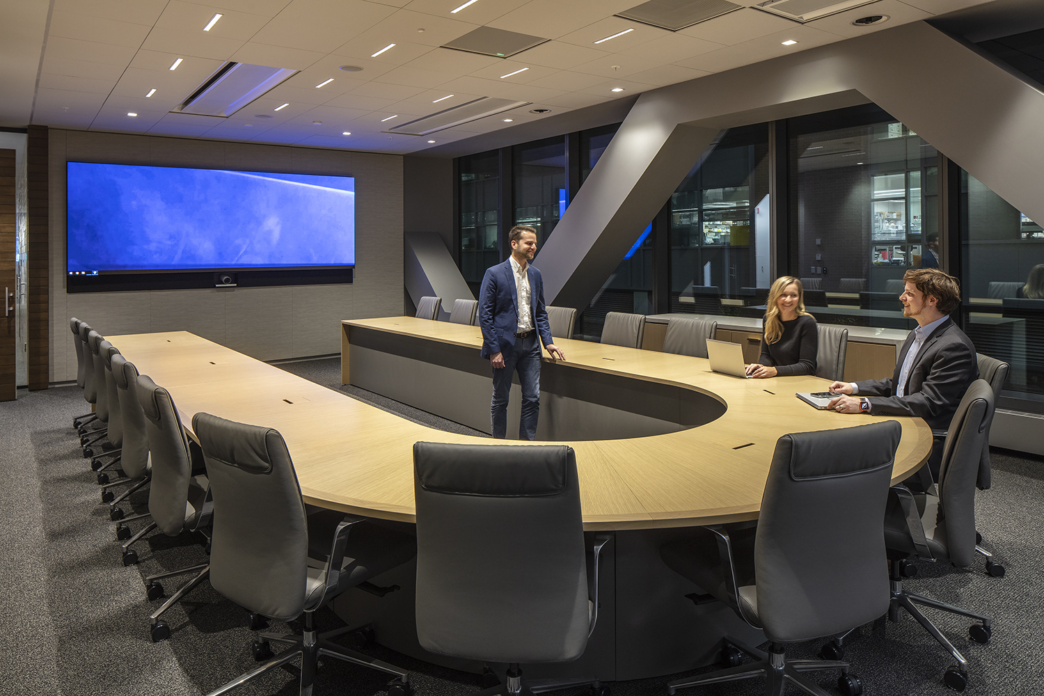 Sculpt Linear photo Recessed Akamai Cambridge MA 30