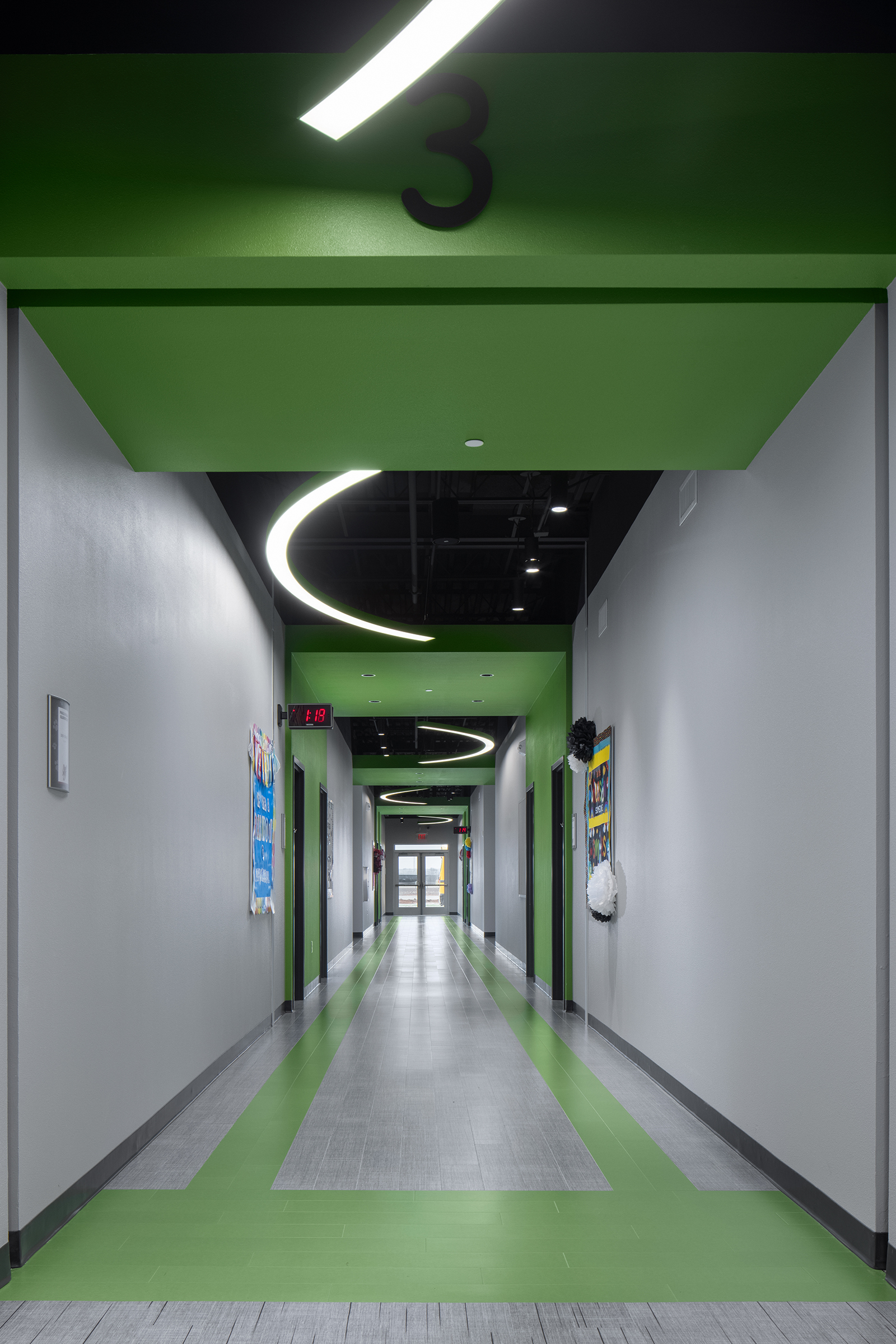 Sketch Pendant photo pendant AP Pauls Valley Elementary Oklahoma 03 Childers Architect PSA Consulting Engineers