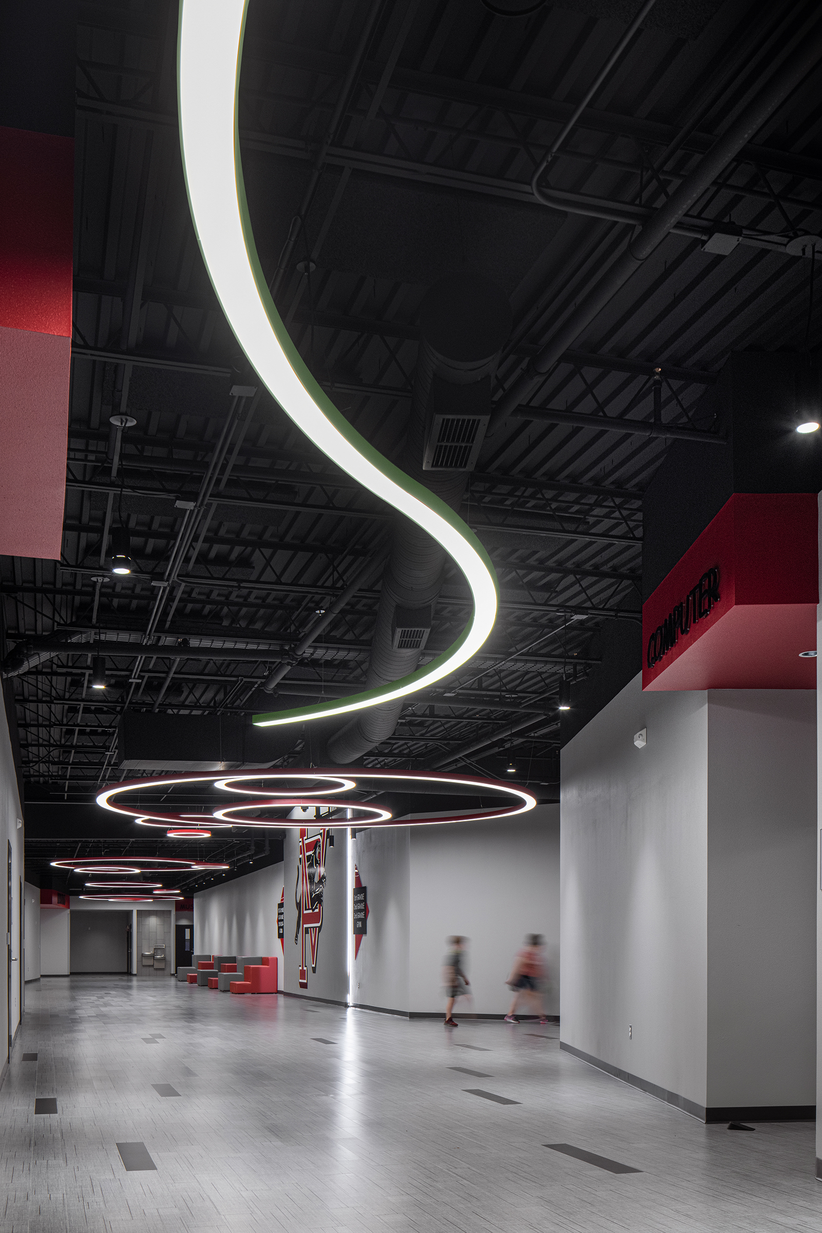Sketch Pendant photo pendant Green Pauls Valley Elementary Oklahoma 02 Childers Architect PSA Consulting Engineers