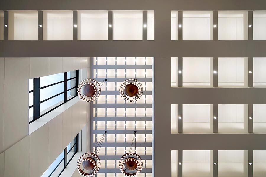 Beam6 photo Downlight AP ceiling Philadelphia Library web