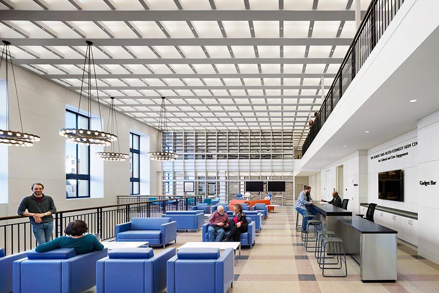Beam6 photo Downlight AP lobby Philadelphia Library 01 web