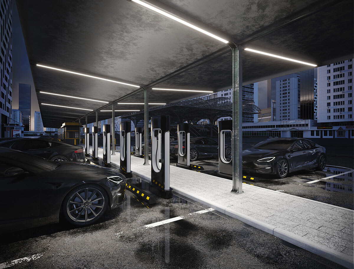 Extend ex4 surface parking EV charging